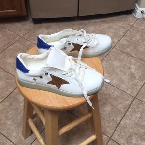 Light up white sneakers